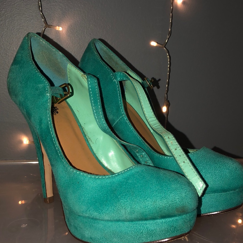 Charlotte Russe Blue Heels
